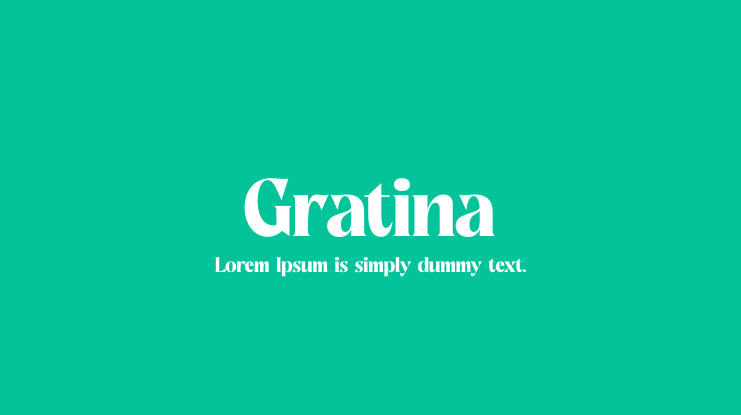 Gratina Font