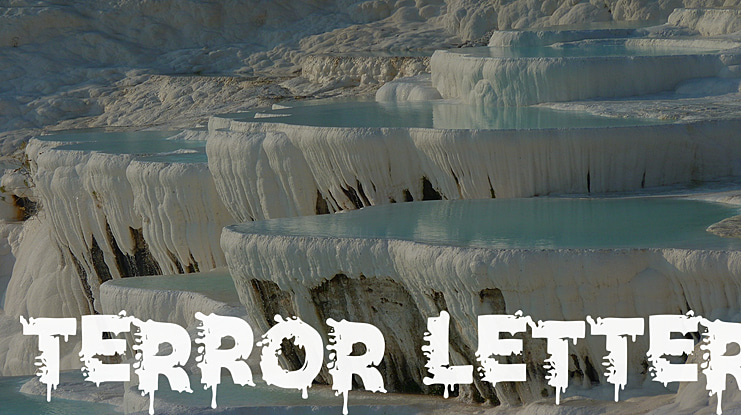 Terror Letter Font
