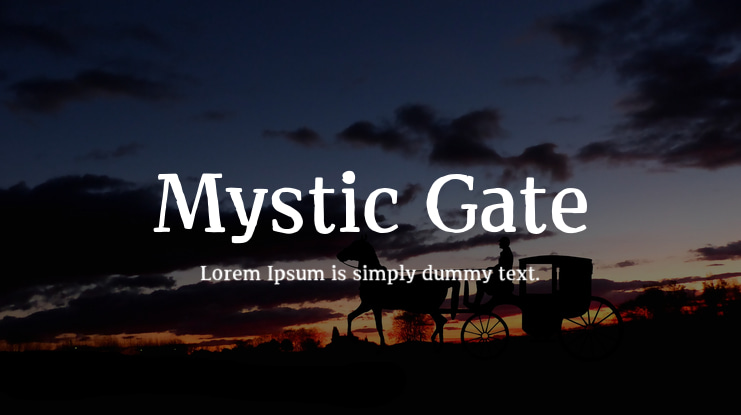 Mystic Gate Font