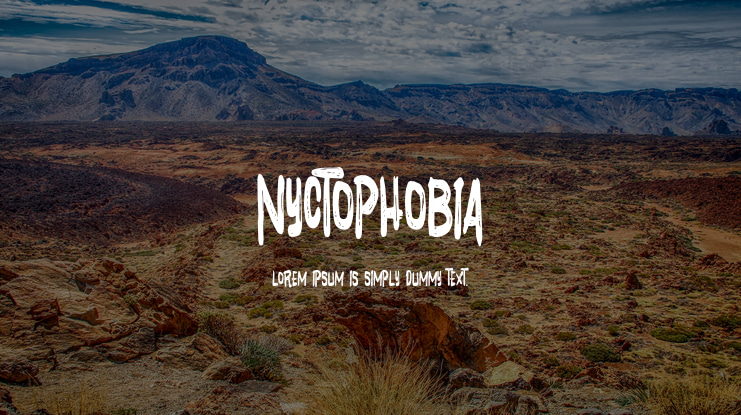 Nyctophobia Font