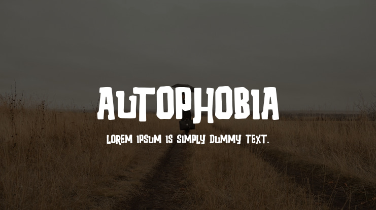 Autophobia Font