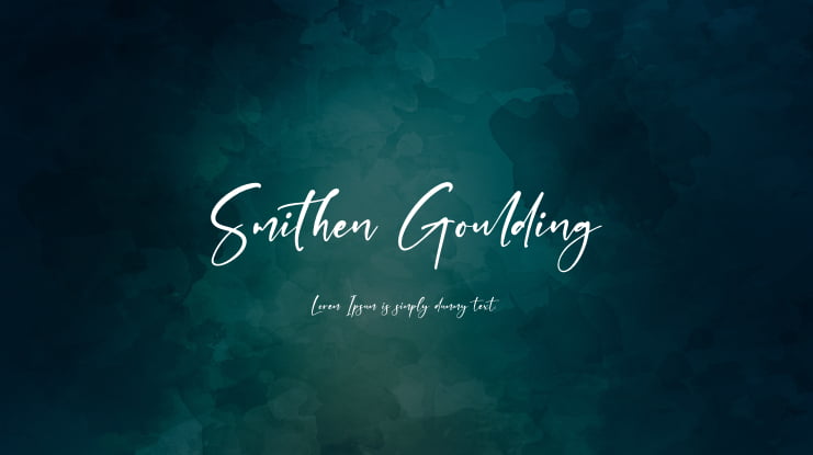 Smithen Goulding Font