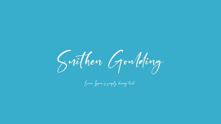 Smithen Goulding Font