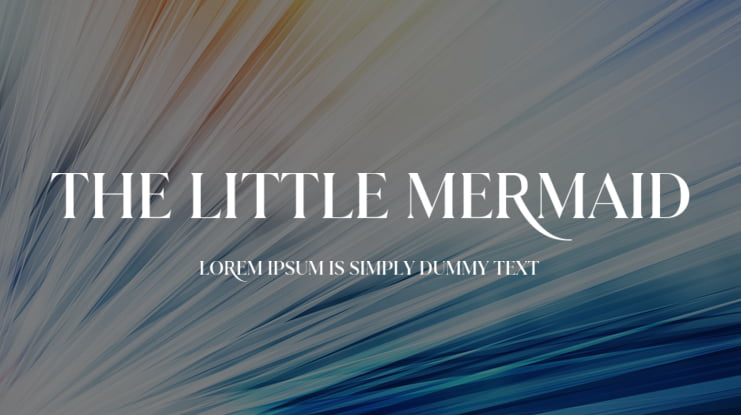 The Little Mermaid Font