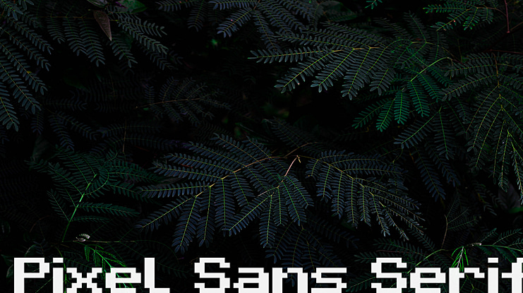 Pixel Sans Serif Font Family