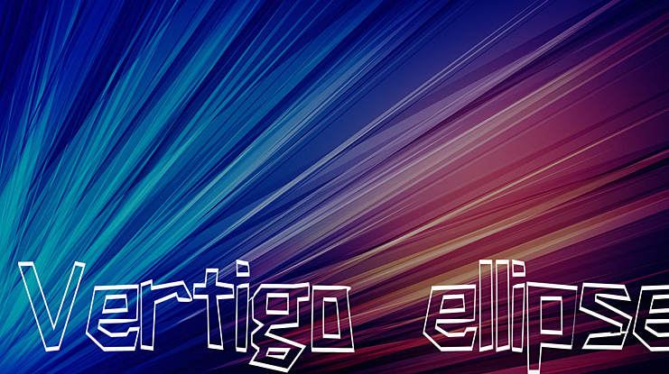Vertigo ellipse Font Family