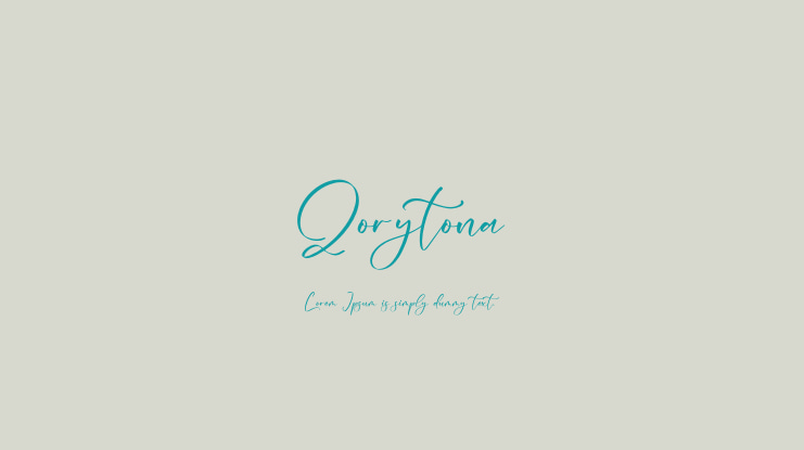 Qorytona Font