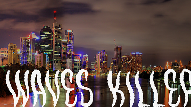 Waves Killer Font