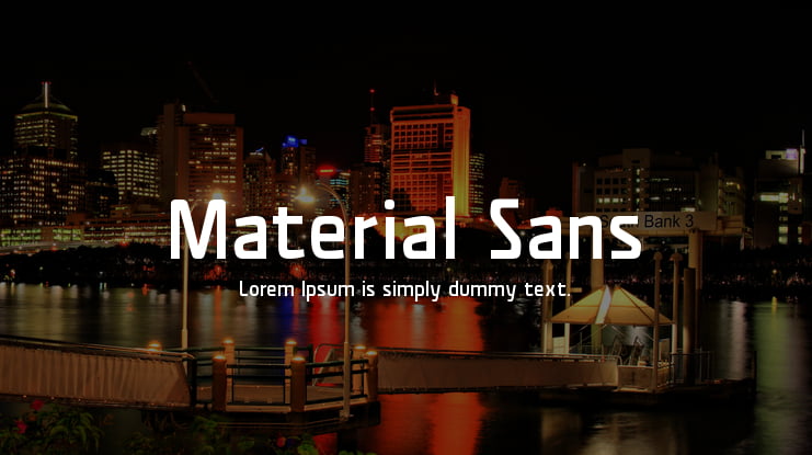 Material Sans Font