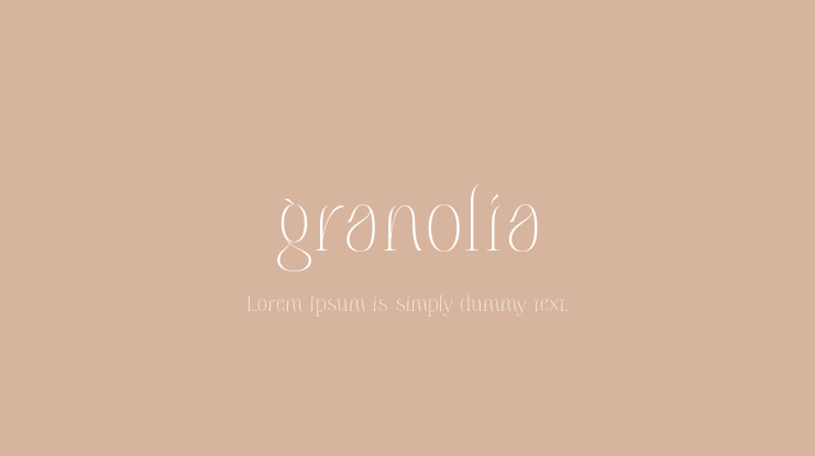granolia Font