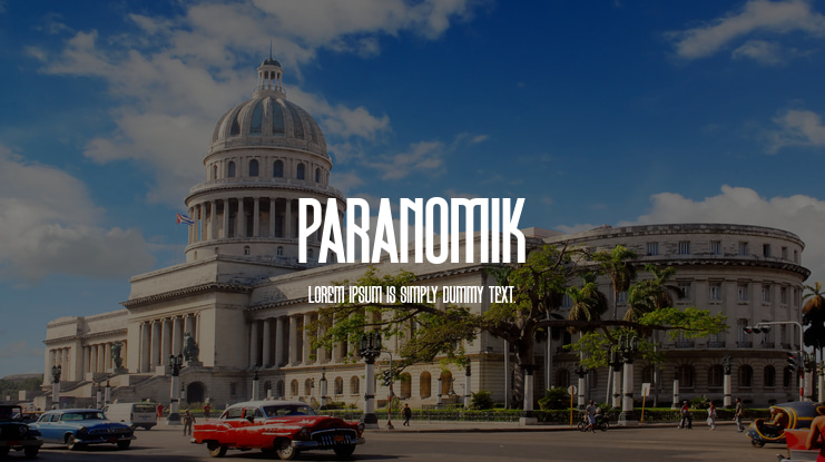 Paranomik Font