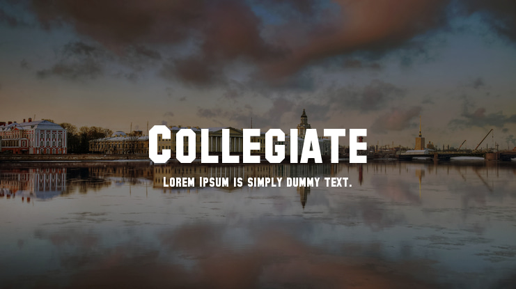 Collegiate Font Family