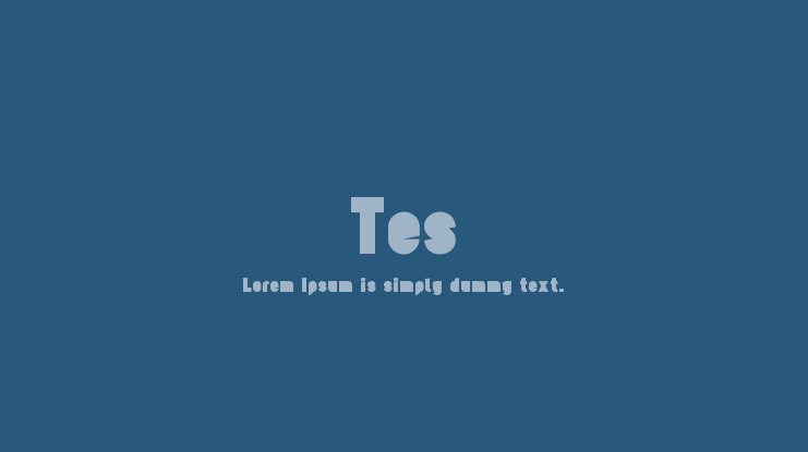Tes Font