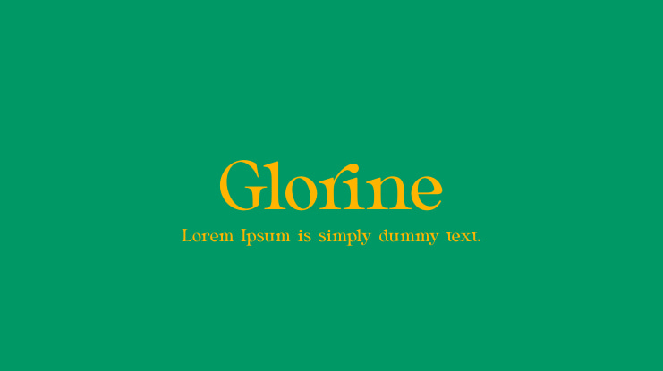 Glorine Font