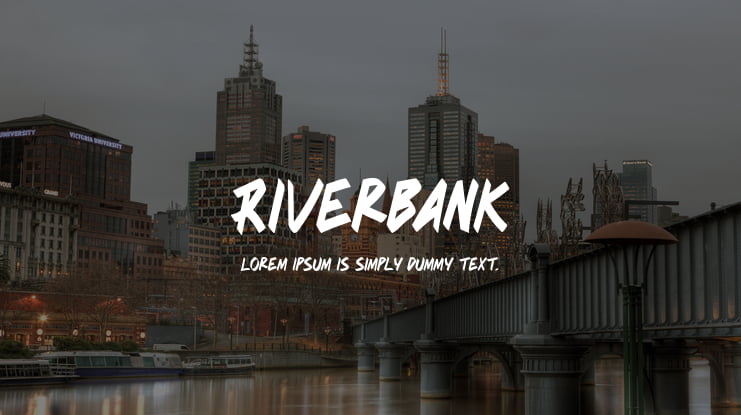 Riverbank Font