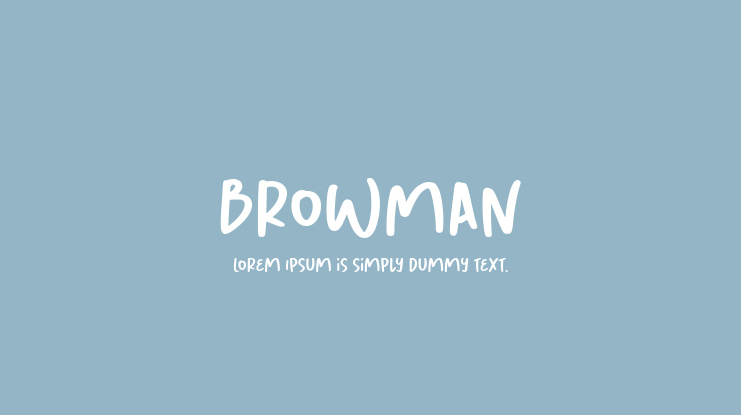 Browman Font