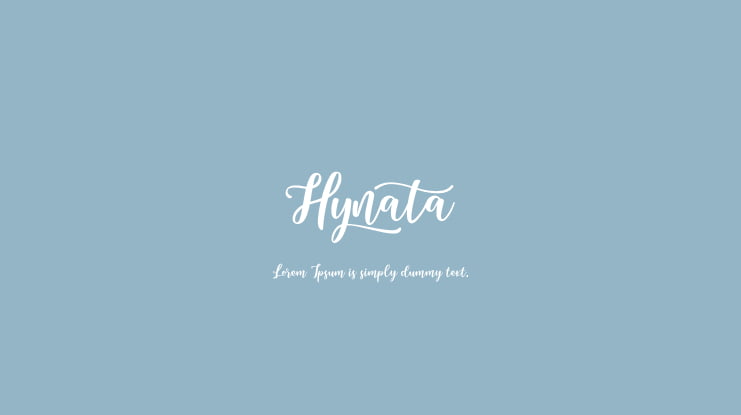 Hynata Font