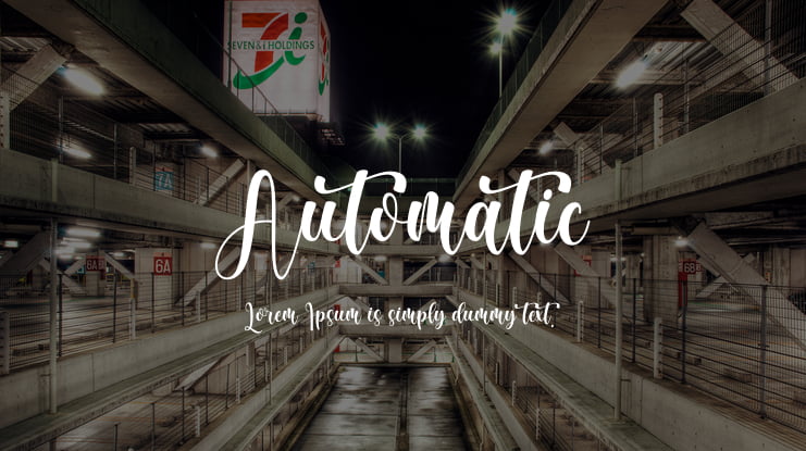 Automatic Font