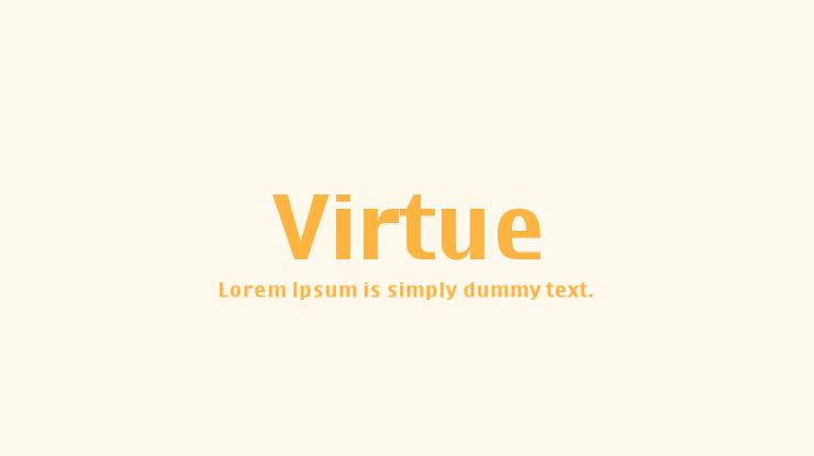 Virtue Font