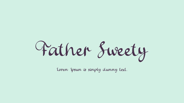 Father Sweety Font