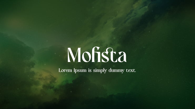 Mofista Font Family