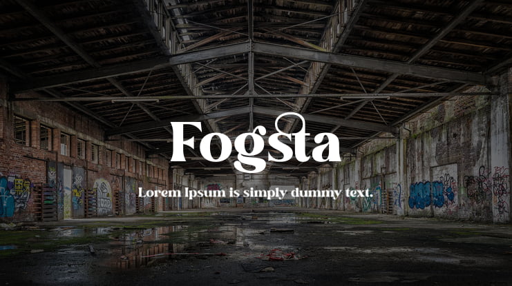 Fogsta Font Family