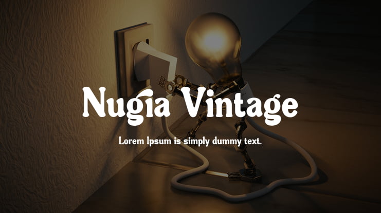 Nugia Vintage Font