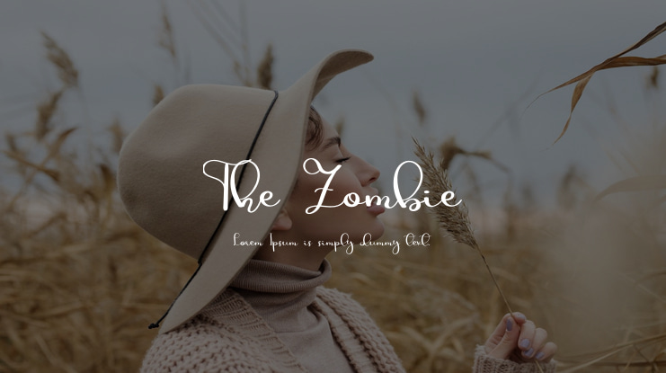 The Zombie Font