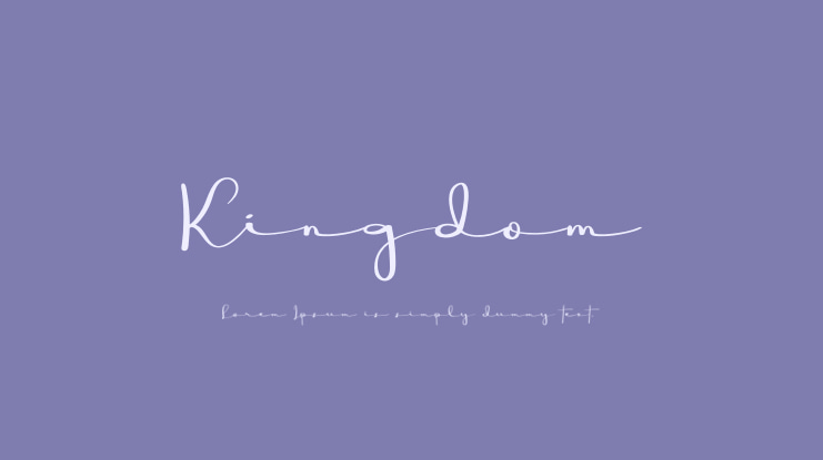 Kingdom Font