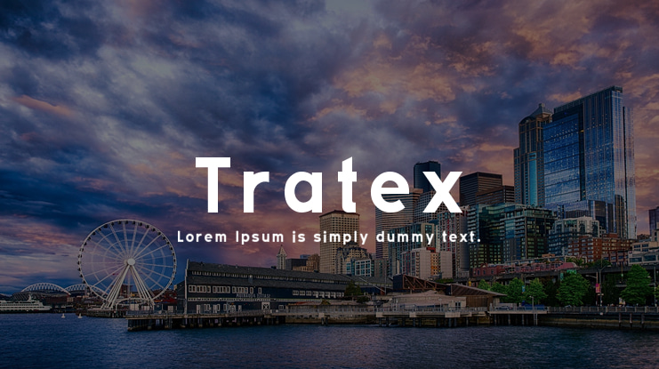 Tratex Font Family