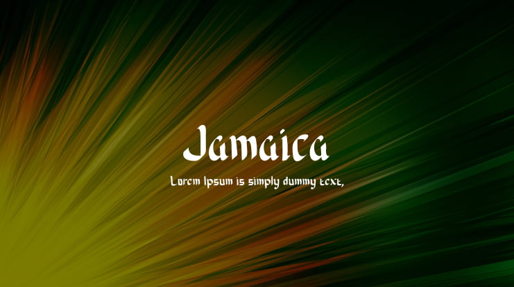 Jamaica Font