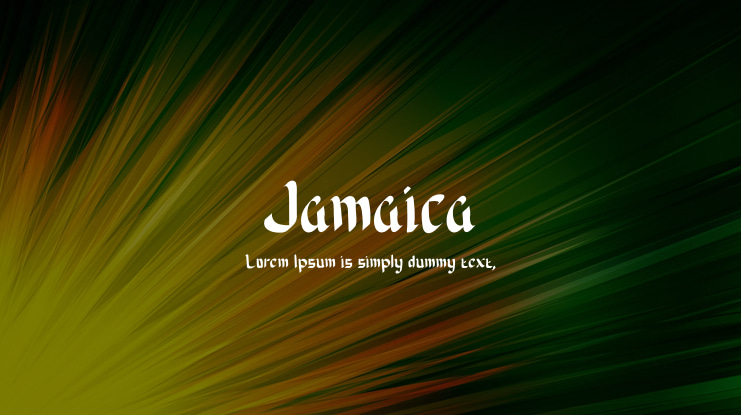 Jamaica Font
