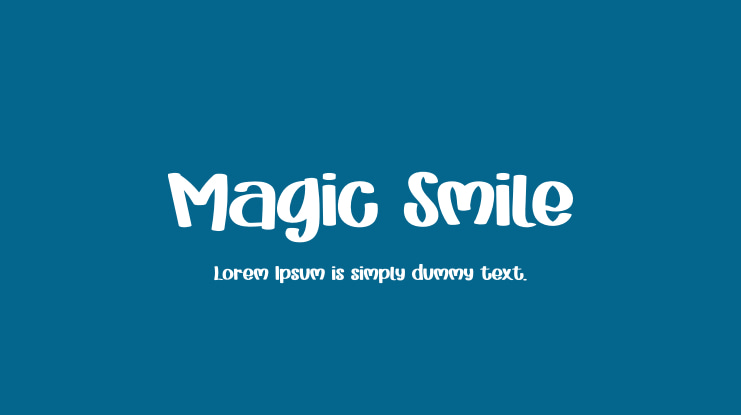 Magic Smile Font