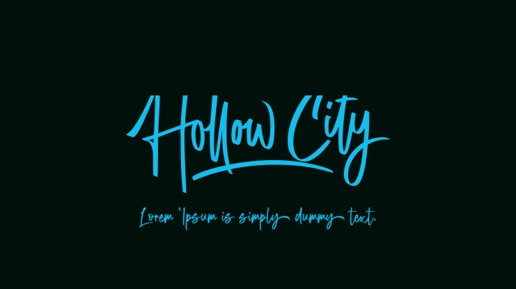 Hollow City Font