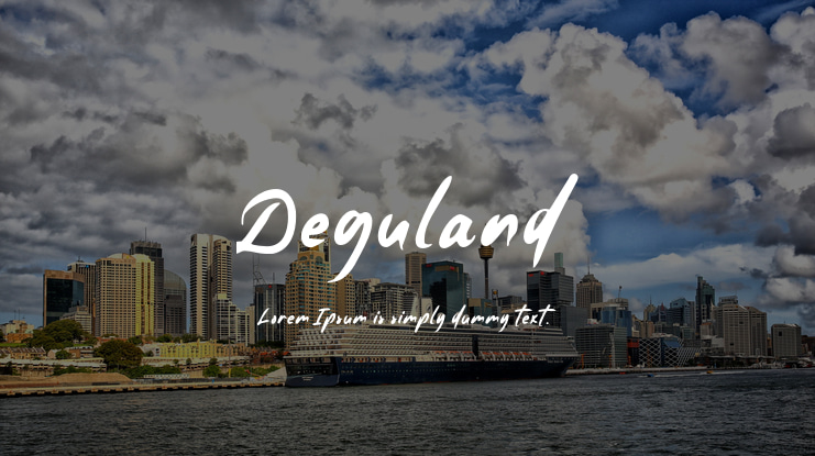 Deguland Font