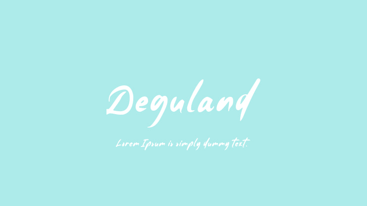 Deguland Font