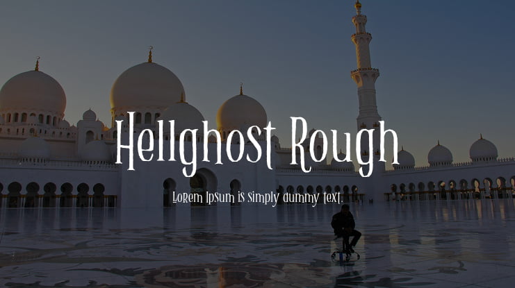 Hellghost Rough Font