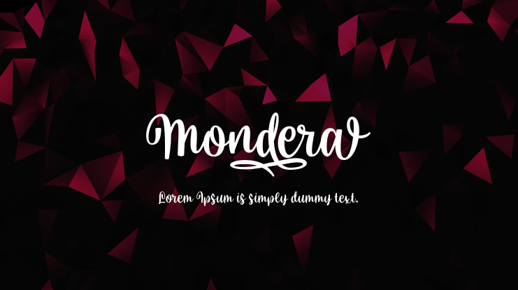 Mondera Font