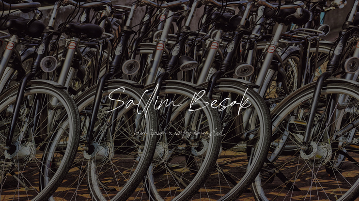 Sallim Besok Font