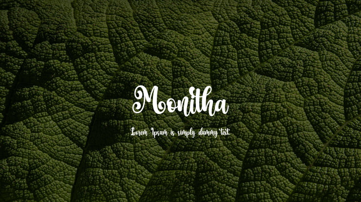 Monitha Font