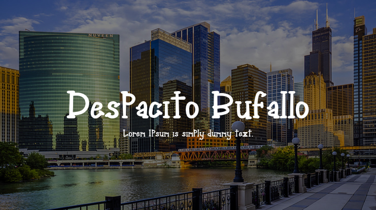 Despacito Bufallo Font