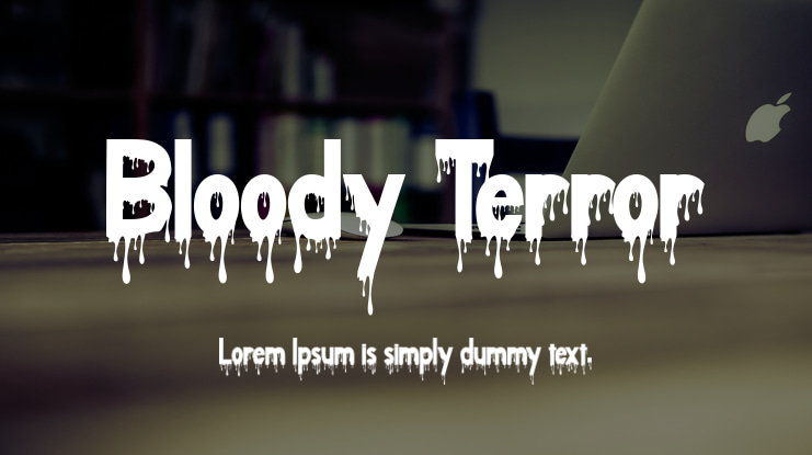 Bloody Terror Font