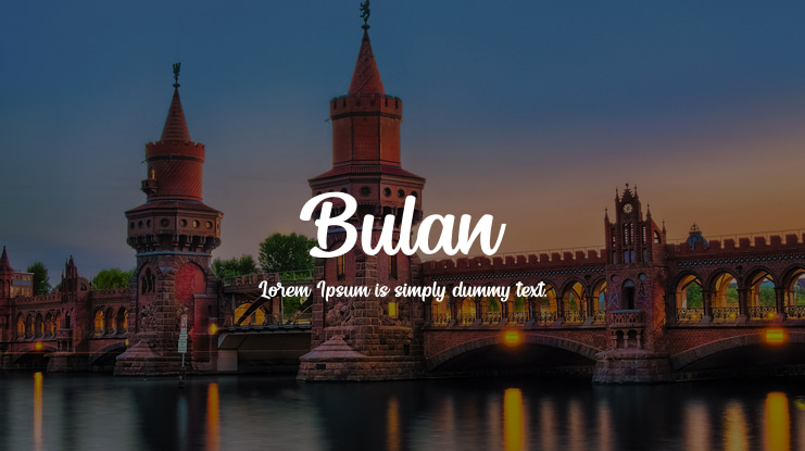 Bulan Font