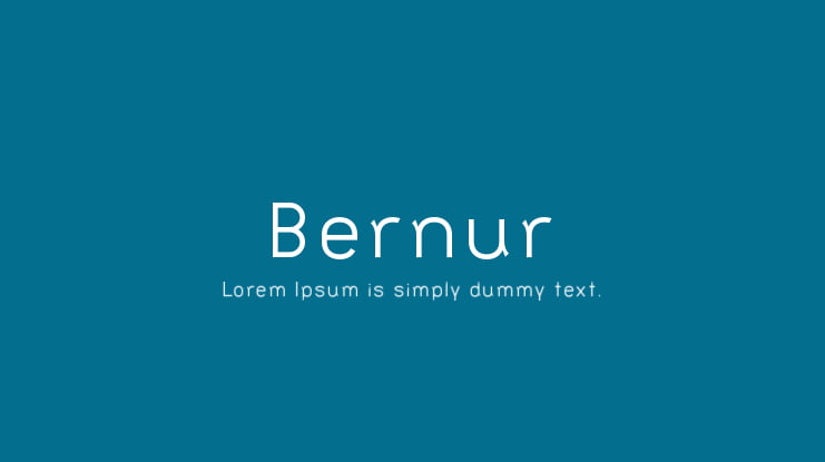 Bernur Font