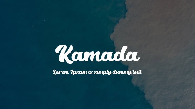 Kamada Font