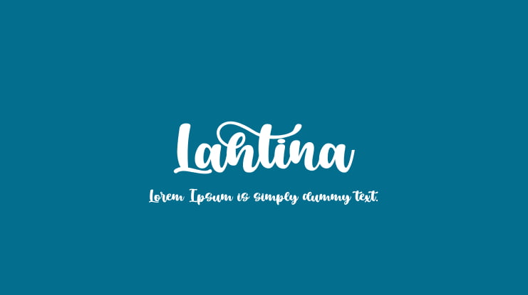 Lahtina Font