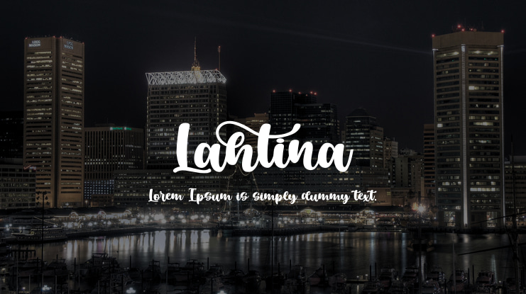 Lahtina Font