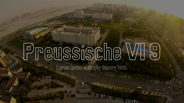 Preussische VI 9 Font Family