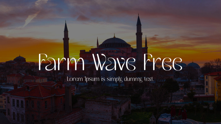 Farm Wave Free Font