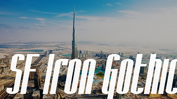 SF Iron Gothic Font Family